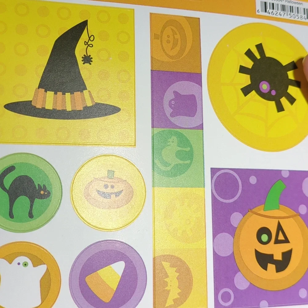 ❤️3/$10❤️Pebbles Halloween Sticker Set - Picture 2 of 6